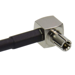 TS-9 Crimp Plug Right Angle connector for LMR-100/LLC100/RG174 (Novatel Wireless MC727, Sierra Wireless 597/885)