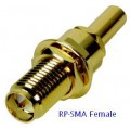 RP-SMA Female BKD Crimp ตรงกลางเป็นเข็ม) สำหรับ LLC200/LMR-200/CFD200/RG58U